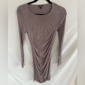 Express Long Sleeved Mauve Dress Size XS